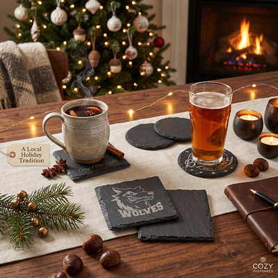 4" Custom Slate Coasters 