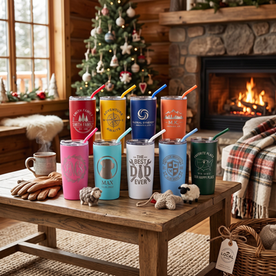 Personalized 20oz Powder Coated Tumbler 